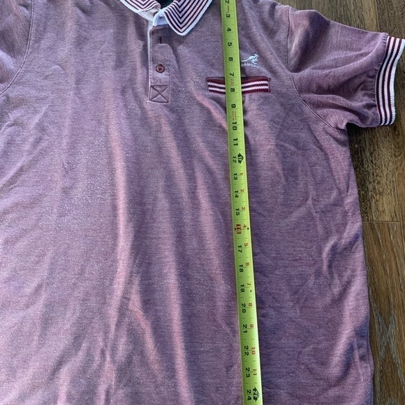 2/40$ Vintage kangol xl polo red - Picture 5 of 6